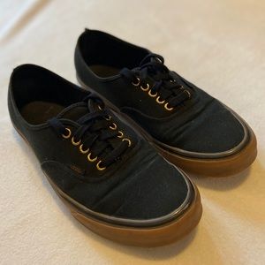 Gum Authentic Black/Rubber (gold) Vans